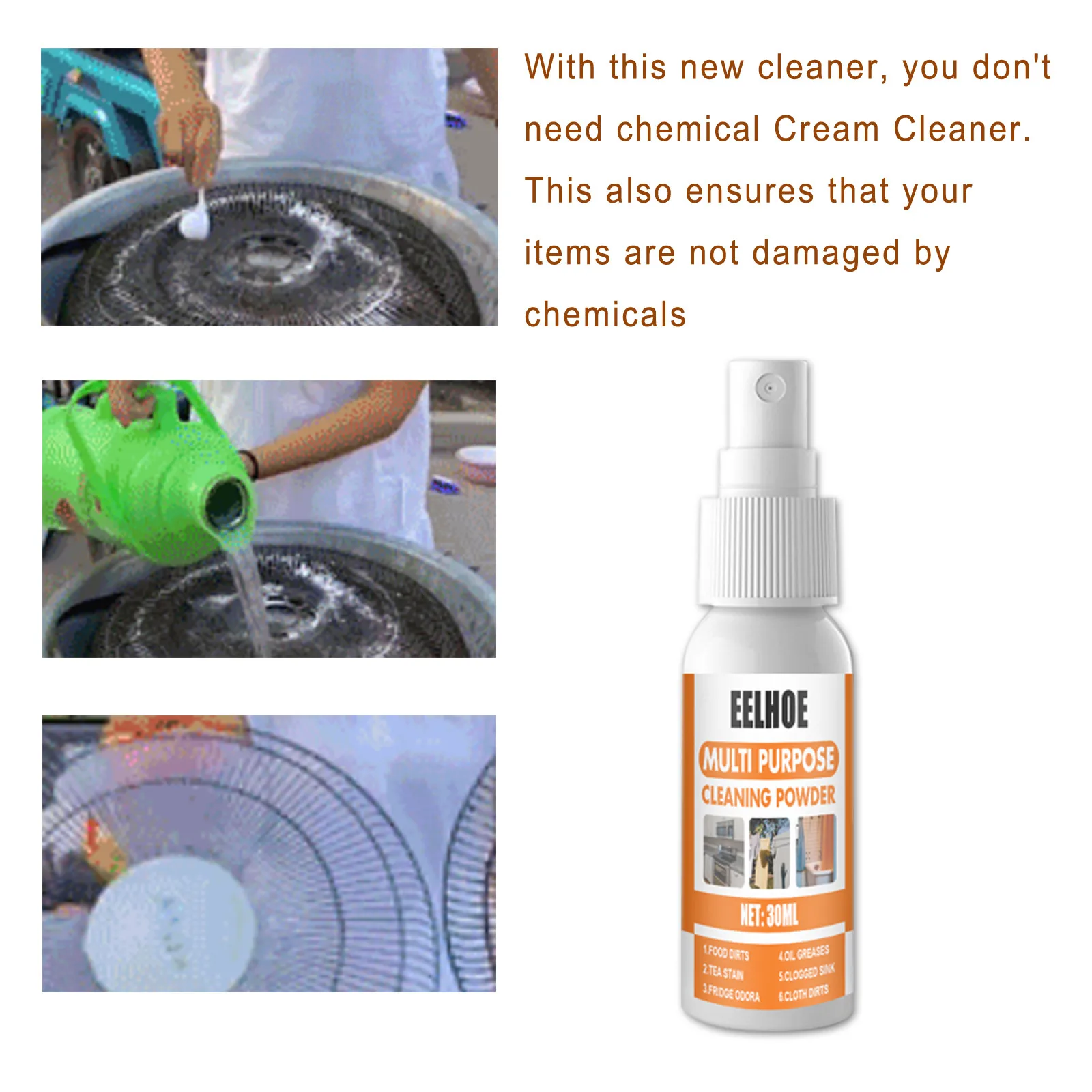 Multi-purpose Cleaning Powder Kitchen Cleaner Multi-purpose Deodorant 100ml Household Bathroom Cleaning Supplies
Multi-purpose Cleaning Powder Kitchen Cleaner Multi-purpose Deodorant 100ml Household Bathroom Cleaning Supplies