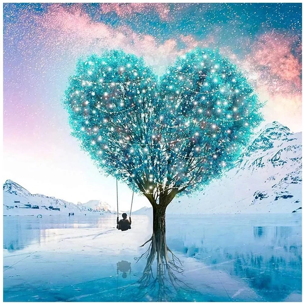5D DIY Diamond Painting DIY Diamond Painting by Numbered kit, Full-drilled Heart Shaped Tree Cross-Stitch Art Craft Wall Decorat
5D DIY Diamond Painting DIY Diamond Painting by Numbered kit, Full-drilled Heart Shaped Tree Cross-Stitch Art Craft Wall Decorat