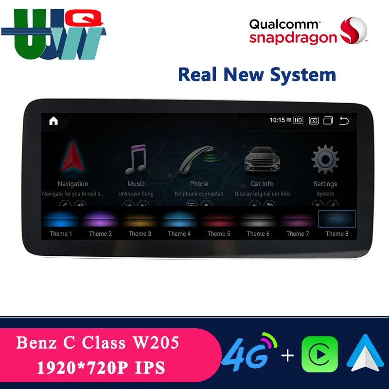 UJQW 10.25 inch andriod 11 Android DisplayCar GPS Navi Player For Mercedes Benz C Class W205 2014-2018 Touch Screen Auto Stereo
UJQW 10.25 inch andriod 11 Android DisplayCar GPS Navi Player For Mercedes Benz C Class W205 2014-2018 Touch Screen Auto Stereo