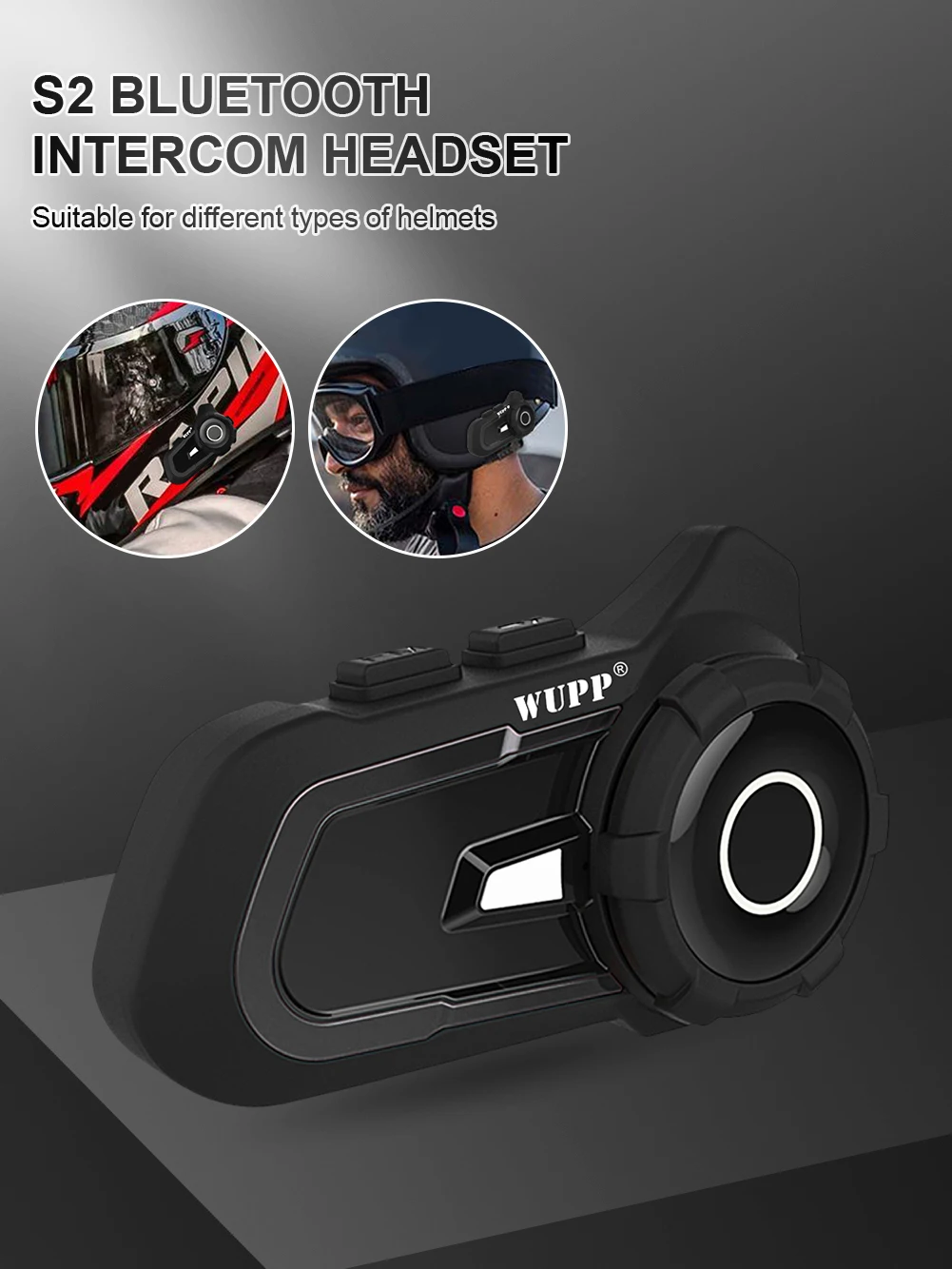 Motorcycle Helmet Bluetooth-compatible Wireless Intercom Interphone with Microphone Navigation Music FM Radio Helmet Headset
Motorcycle Helmet Bluetooth-compatible Wireless Intercom Interphone with Microphone Navigation Music FM Radio Helmet Headset