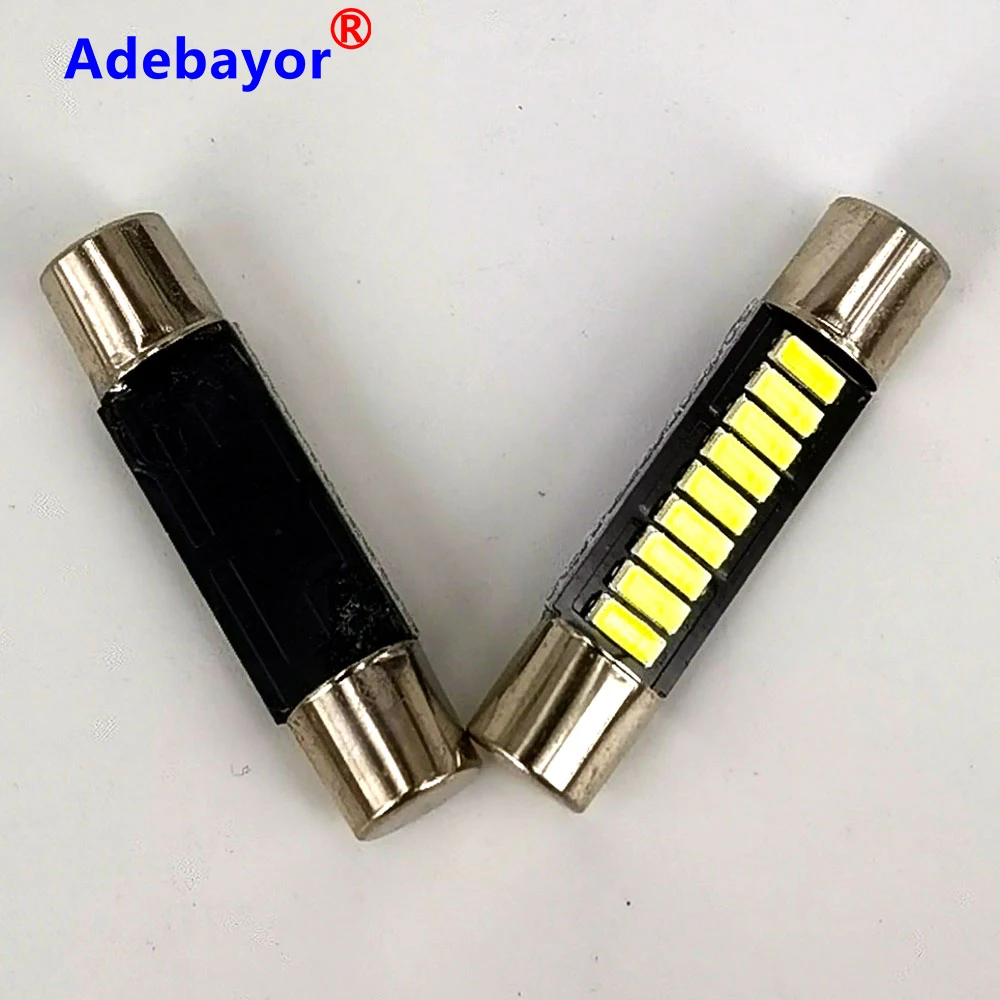 100pcs 28mm 31mm Festoon 4014 9 smd LED C5W Car 9 leds Auto Interior For Sun Visor Vanity Mirror Lights DC 12V
100pcs 28mm 31mm Festoon 4014 9 smd LED C5W Car 9 leds Auto Interior For Sun Visor Vanity Mirror Lights DC 12V