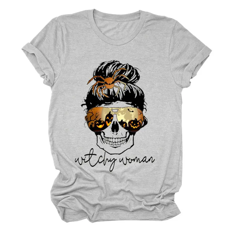 Женская Повседневная футболка с коротким рукавом и принтом вочи на Хэллоуин, мягкая уличная одежда, модная хипстерская футболка с цветочны...
Женская Повседневная футболка с коротким рукавом и принтом вочи на Хэллоуин, мягкая уличная одежда, модная хипстерская футболка с цветочны...