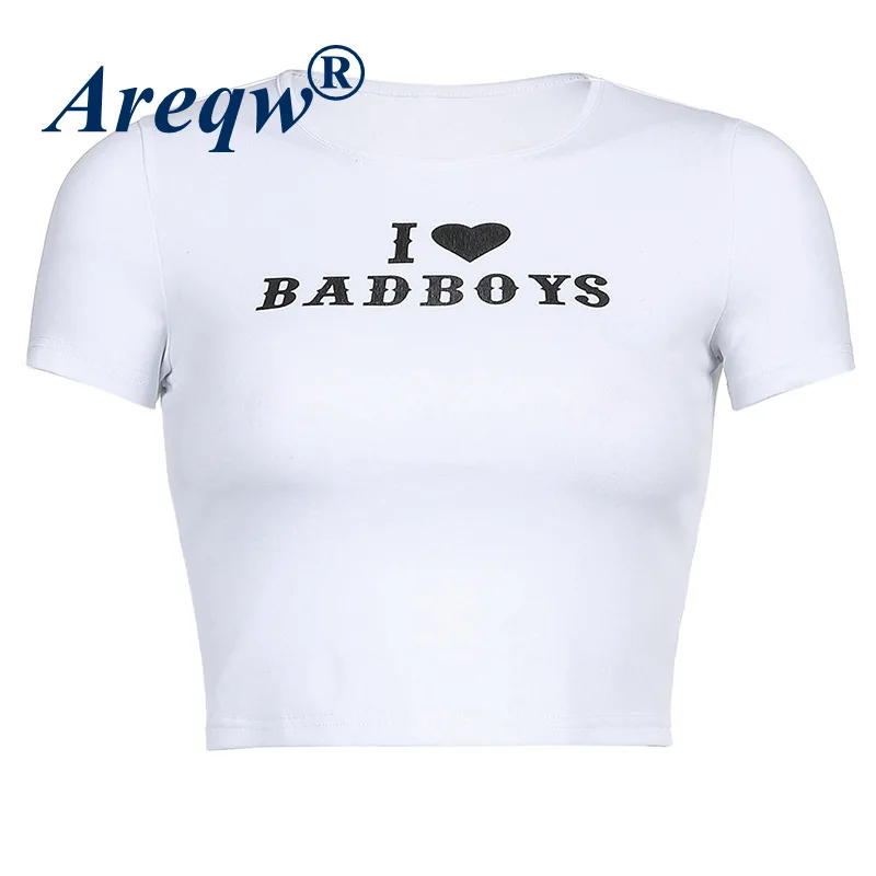 Printed T-shirt Women 2021 New Letter Printing Bottoming Slim Short-sleeved T-shirt Women's Crop Top
Printed T-shirt Women 2021 New Letter Printing Bottoming Slim Short-sleeved T-shirt Women's Crop Top