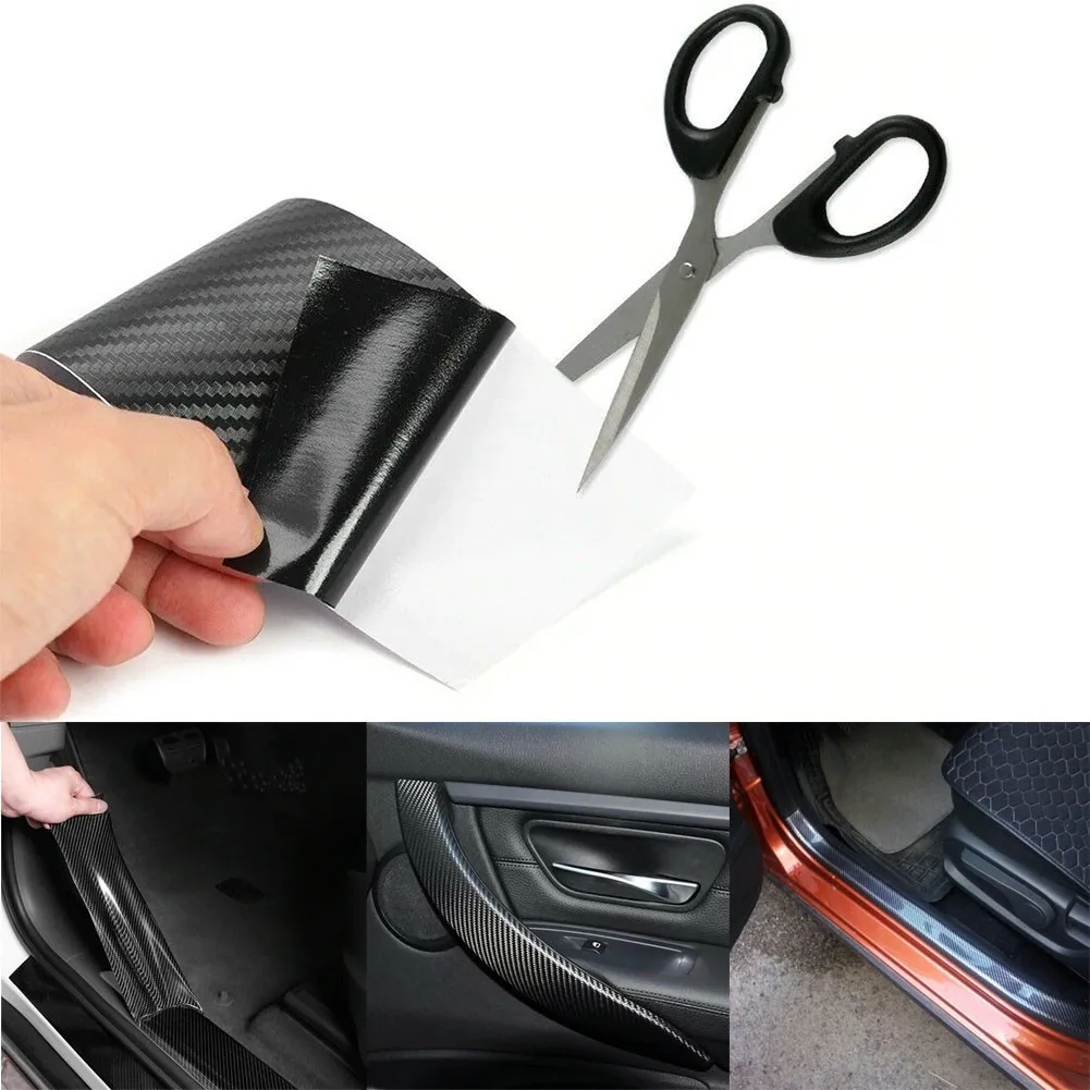 1pcs Sticker Carbon Fiber Car Sticker Sill Strip Nano Waterproof Anti-Scratch Protection Tape Anti-collision 1mx3cm/5cm/7cm/10cm
1pcs Sticker Carbon Fiber Car Sticker Sill Strip Nano Waterproof Anti-Scratch Protection Tape Anti-collision 1mx3cm/5cm/7cm/10cm