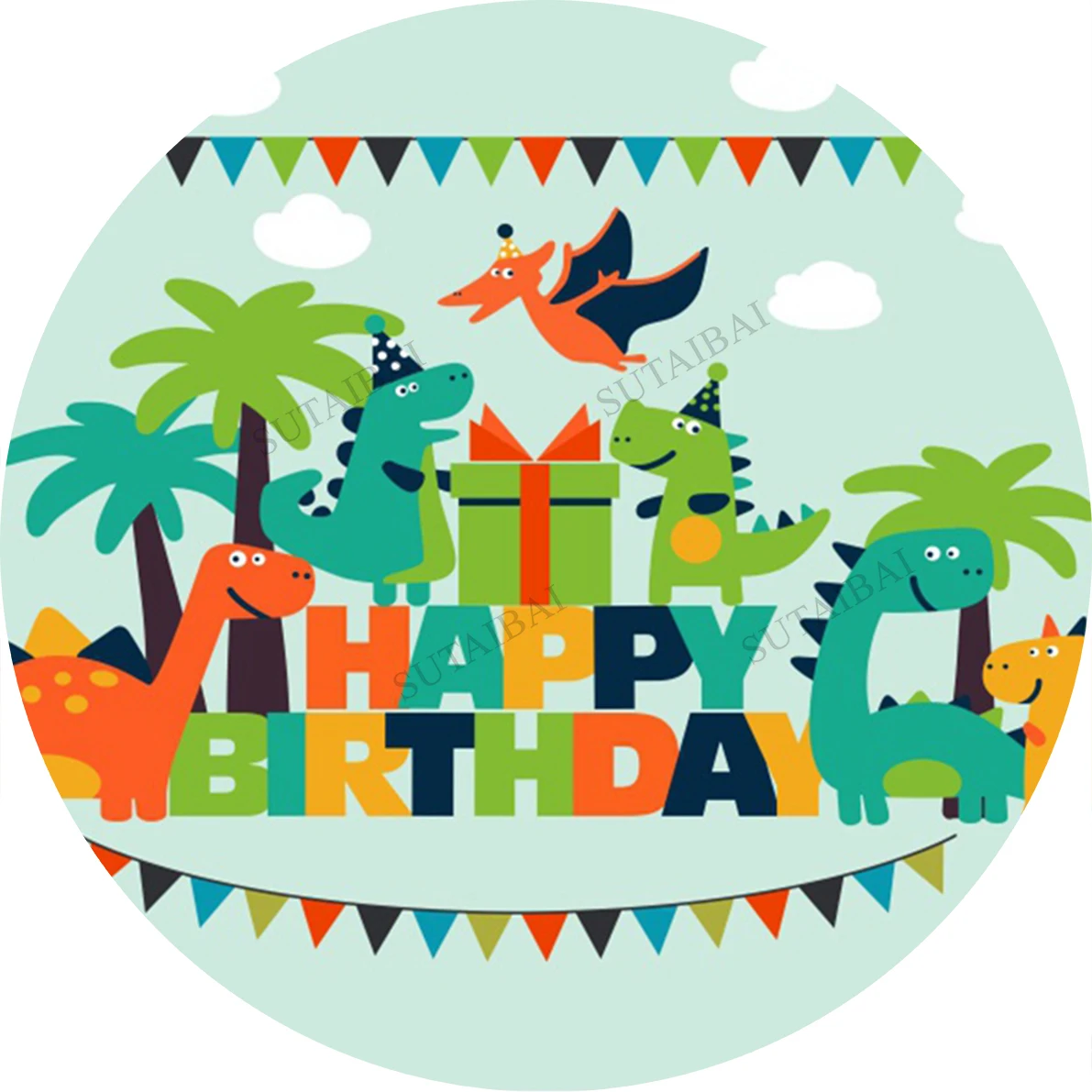 Dinosaur Circle Round Backdrop Cover Decor Baby Shower Birthday Party Photo Background Photocall Photophone Photography Studio
Dinosaur Circle Round Backdrop Cover Decor Baby Shower Birthday Party Photo Background Photocall Photophone Photography Studio
