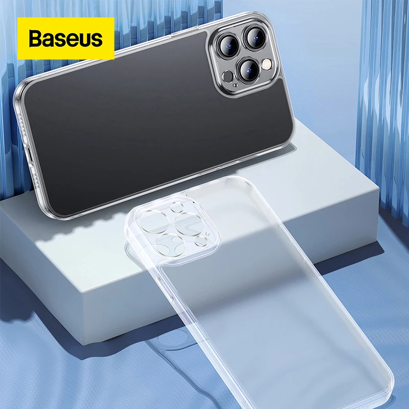 Baseus Frosted Glass Phone Case For iPhone 13 Pro Max Full Lens Protective Case Back Cover Case for iPhone 13 2021 Transparent
Baseus Frosted Glass Phone Case For iPhone 13 Pro Max Full Lens Protective Case Back Cover Case for iPhone 13 2021 Transparent