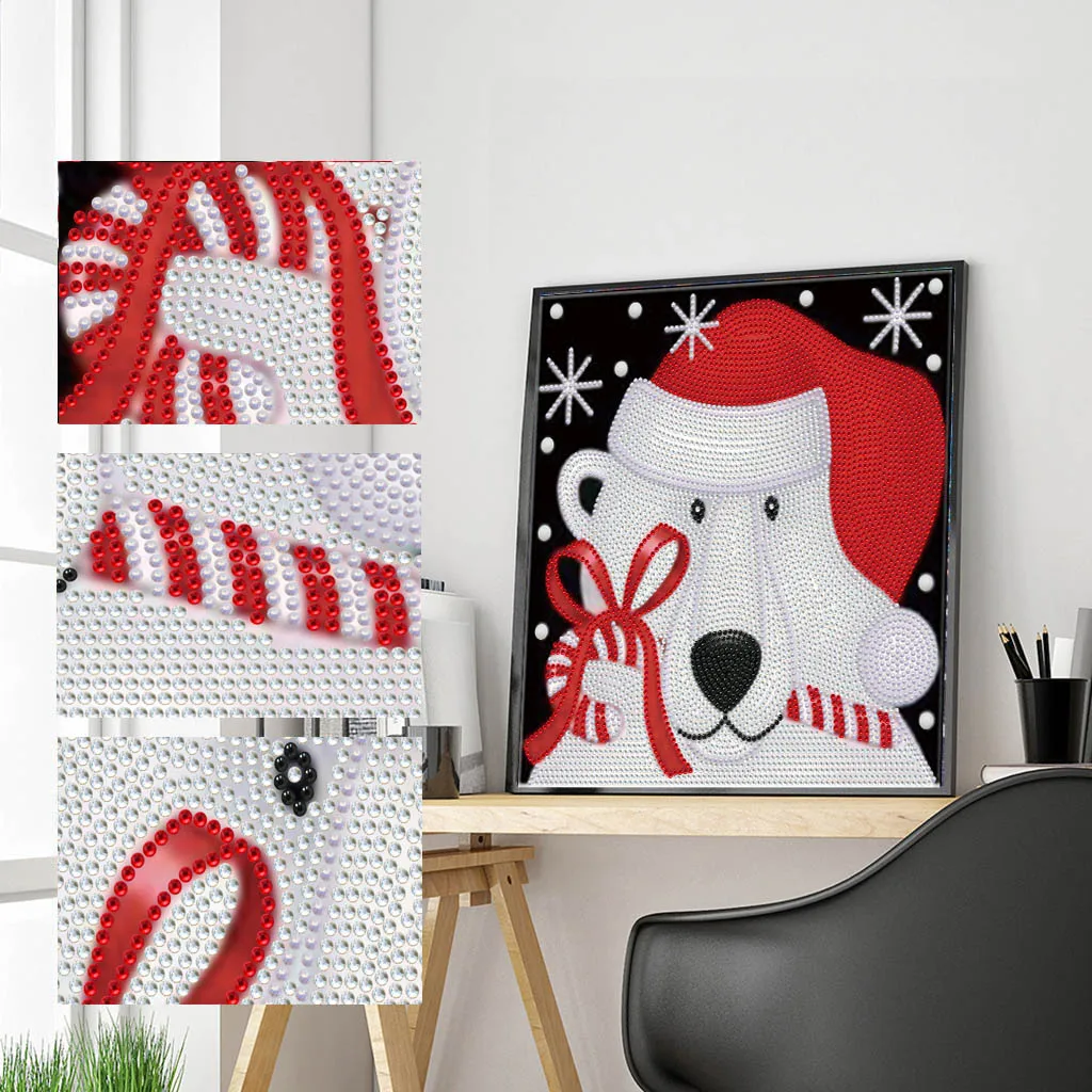 DIY 5D diamond painting Christmas animal shape cross stitch rhinestone embroidery flower set suitable for home wall decoration
DIY 5D diamond painting Christmas animal shape cross stitch rhinestone embroidery flower set suitable for home wall decoration