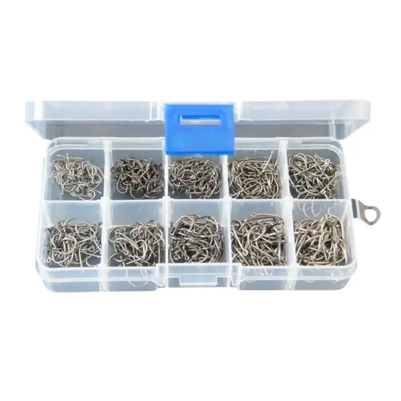 2021 500pcs Ten Grids Coating High Carbon Stainless Steel Carp Fishing Hooks Pack with Retail Original Box Angling Hook Tackle
2021 500pcs Ten Grids Coating High Carbon Stainless Steel Carp Fishing Hooks Pack with Retail Original Box Angling Hook Tackle