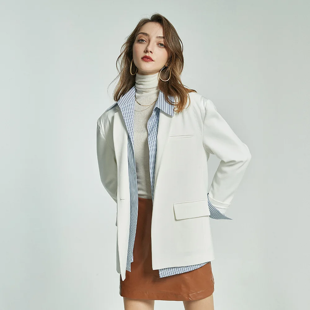 Autumn Women Blazers Single Button Lady Office Work Suit Coat Bloose Business Casual Coat Black Women Blazer Femme
Autumn Women Blazers Single Button Lady Office Work Suit Coat Bloose Business Casual Coat Black Women Blazer Femme