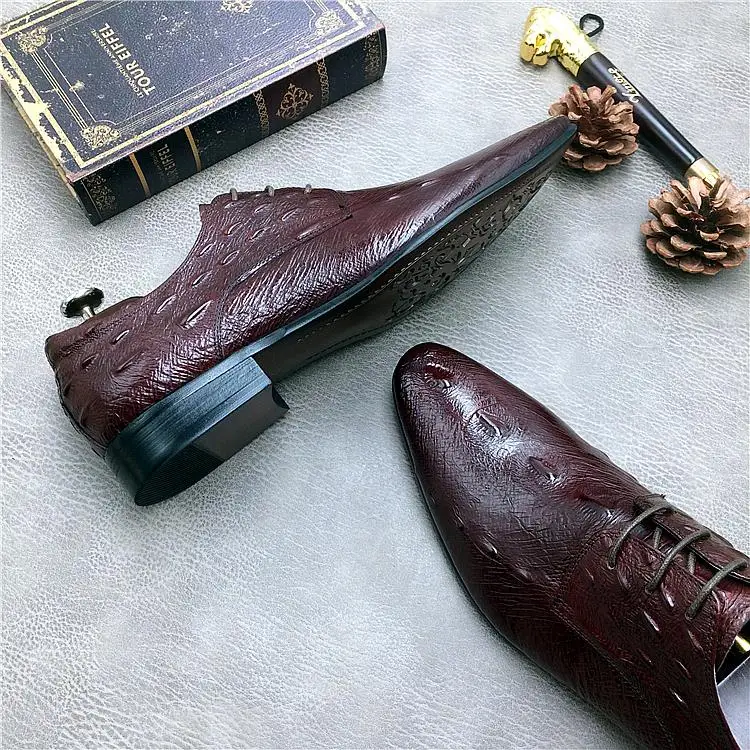 QYFCIOUFU 2019 Autumn 100% Genuine Leather Oxfords Formal Shoes Men Alligator Skin Pointed Toe Business Wedding Dress Shoes
QYFCIOUFU 2019 Autumn 100% Genuine Leather Oxfords Formal Shoes Men Alligator Skin Pointed Toe Business Wedding Dress Shoes