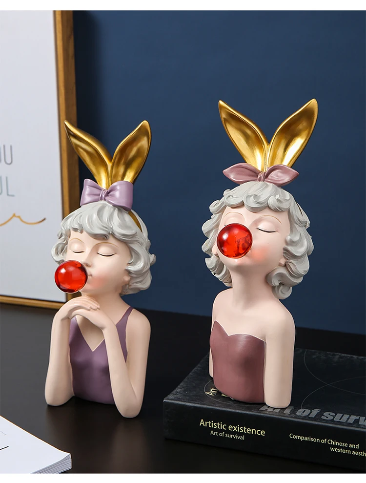 Bubble girl creative ornaments Nordic light luxury modern minimalist home living room wine cabinet decorations wedding gifts
Bubble girl creative ornaments Nordic light luxury modern minimalist home living room wine cabinet decorations wedding gifts