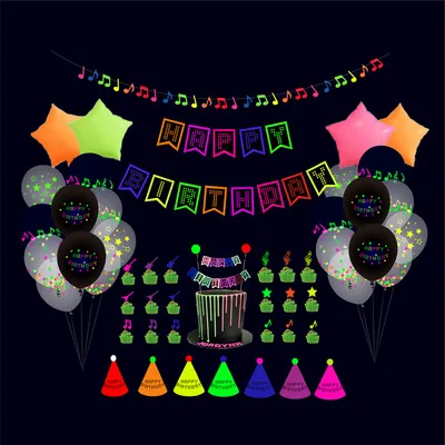 New High-quality Fluorescent Party Supplies, Essential for Birthday Parties, Carnival Party Pendants, Carnival Scene Decorations 
New High-quality Fluorescent Party Supplies, Essential for Birthday Parties, Carnival Party Pendants, Carnival Scene Decorations