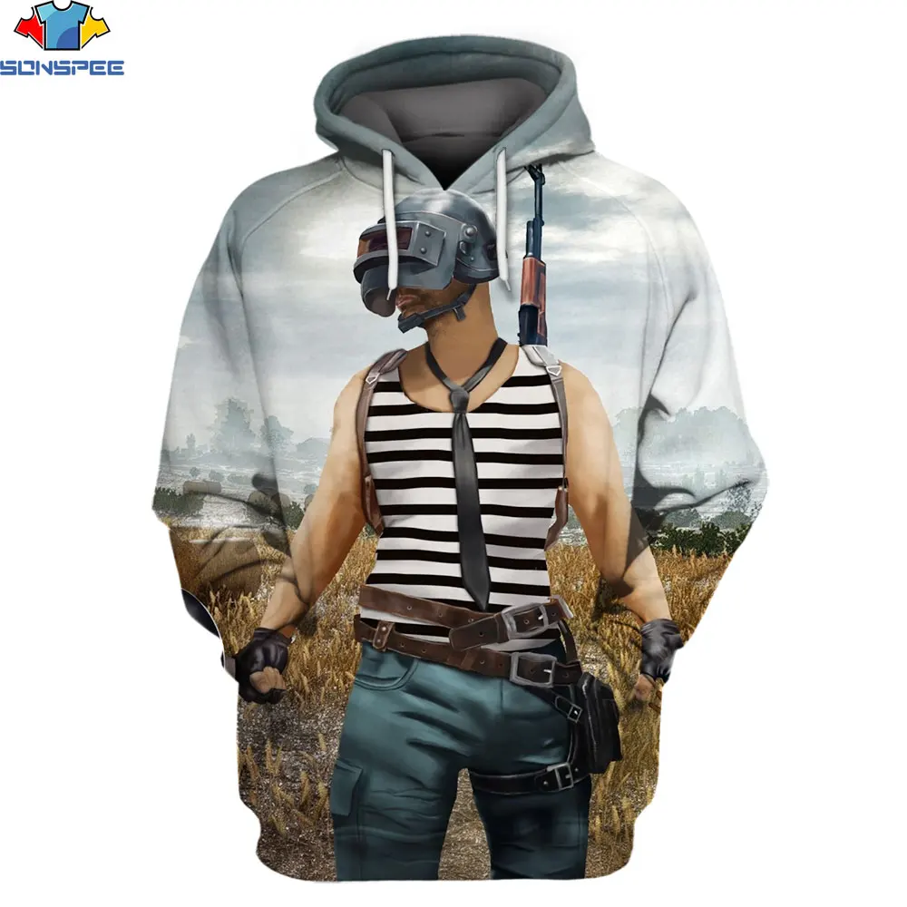 SONSPEE Spring and Autumn 3D Printing Sweatshirt Game Pubg Men's Women's Children's Hoodie Pullover Boys and Girls Cool Tops
SONSPEE Spring and Autumn 3D Printing Sweatshirt Game Pubg Men's Women's Children's Hoodie Pullover Boys and Girls Cool Tops