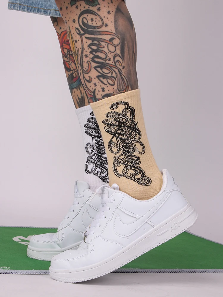 Origonal skateboard hip hop Men‘s long Socks Harajuku cotton street Women’s Socks rap curlicue letters stocking funny socks
Origonal skateboard hip hop Men‘s long Socks Harajuku cotton street Women’s Socks rap curlicue letters stocking funny socks