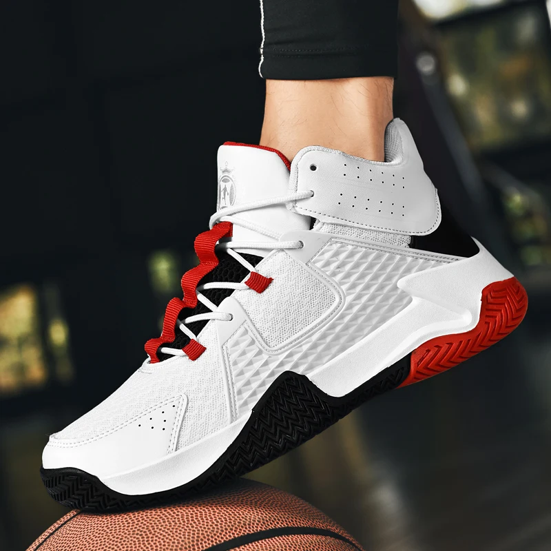 High Quality Basketball Sneakers Men Breathable Non-slip High Top Basketball Shoes Men Trainers Shoes Zapatillas Hombre
High Quality Basketball Sneakers Men Breathable Non-slip High Top Basketball Shoes Men Trainers Shoes Zapatillas Hombre