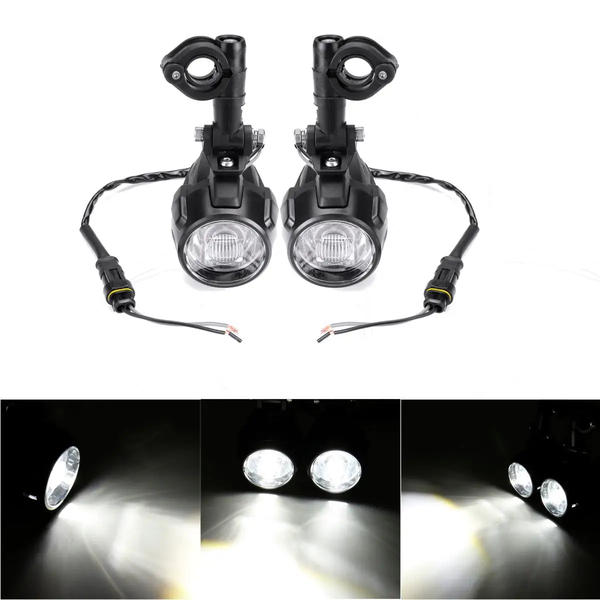 Pair Motorcycle LED Spot Light Fog Lamps Auxiliary Fog Light Driving Lamp 3rd Gen For BMW R1200GS F800GS
Pair Motorcycle LED Spot Light Fog Lamps Auxiliary Fog Light Driving Lamp 3rd Gen For BMW R1200GS F800GS