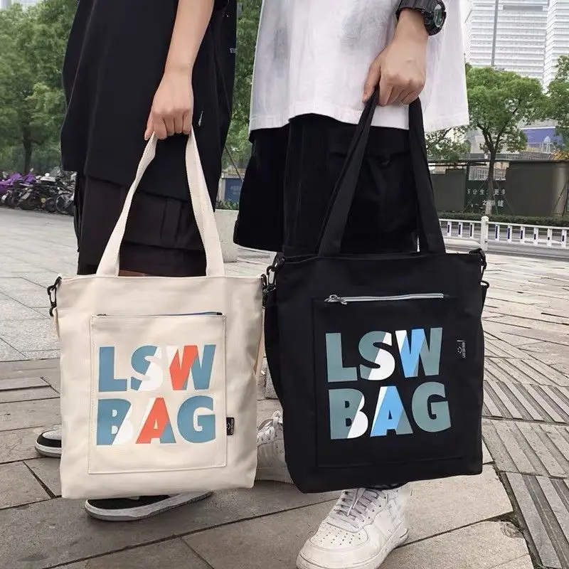 Large-capacity Canvas Women's Bag Letter Printing Hit Color Shoulder Bag Literary Simple Portable Crossbody Bags for Women
Large-capacity Canvas Women's Bag Letter Printing Hit Color Shoulder Bag Literary Simple Portable Crossbody Bags for Women