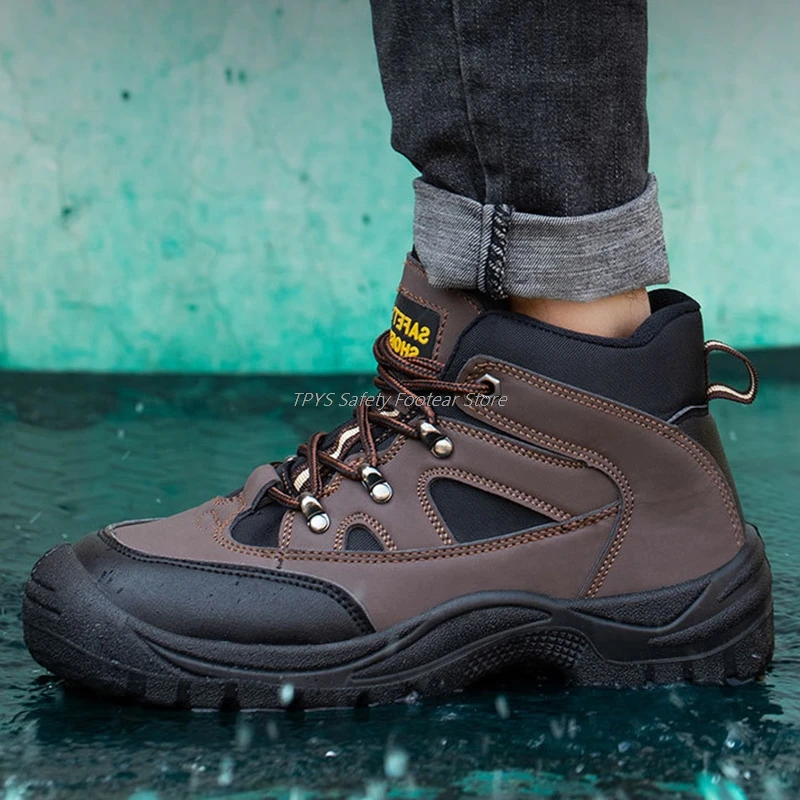 Anti-Piercing Shoes Safety Boots Male Working Shoes For Men Steel Toe Cap Boots Anti-Smashing Shoes Non-slip Boots Comfortable
Anti-Piercing Shoes Safety Boots Male Working Shoes For Men Steel Toe Cap Boots Anti-Smashing Shoes Non-slip Boots Comfortable