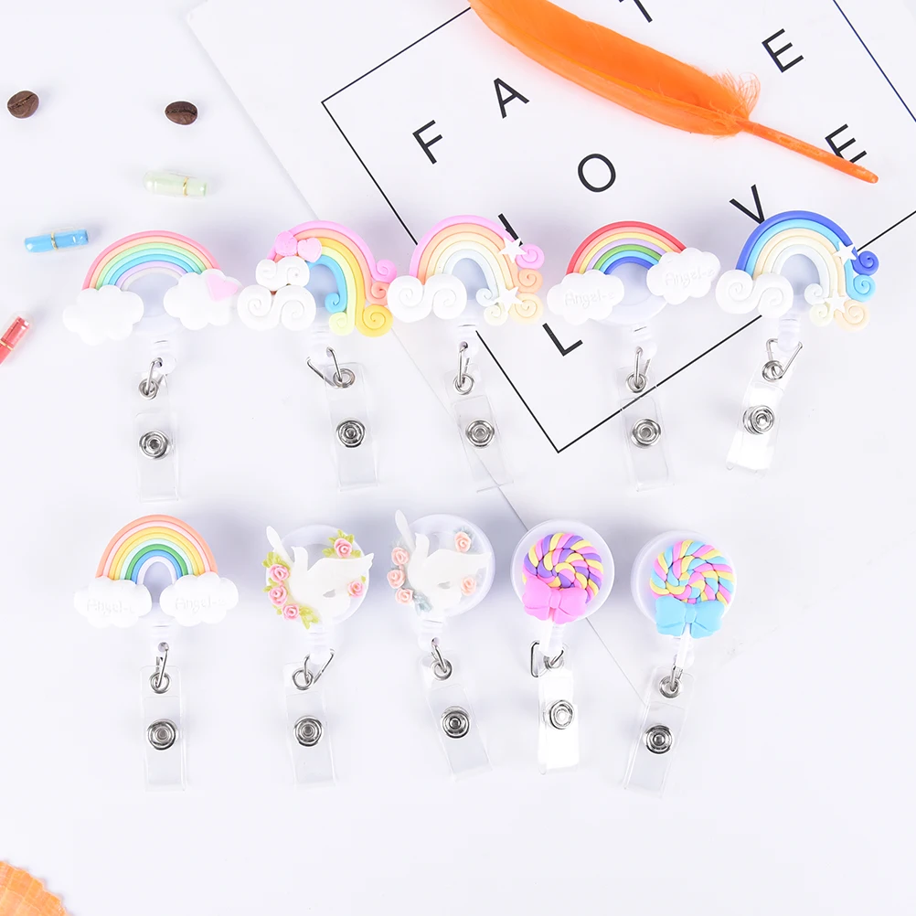 Cartoon 60cm Retractable Nurse Badge Reel Clip Students ID Card Badge Holder Accessories Cute Id Badge Reel School Supplies
Cartoon 60cm Retractable Nurse Badge Reel Clip Students ID Card Badge Holder Accessories Cute Id Badge Reel School Supplies