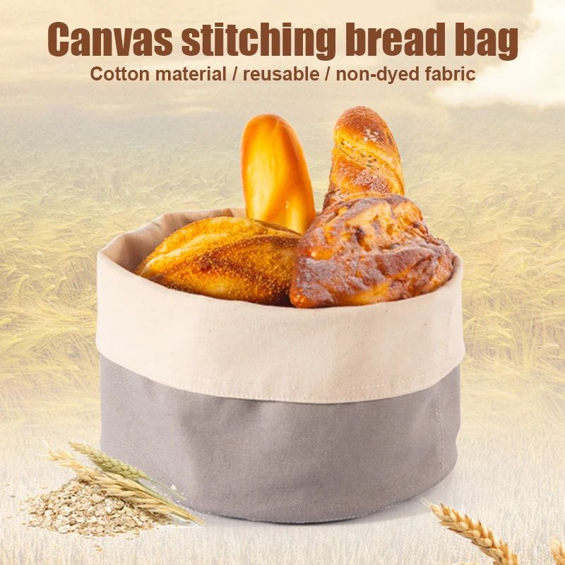 Cotton Canvas Bread Bag Natural Unbleached Food Grade Bread Basket For Placing Bread RT88
Cotton Canvas Bread Bag Natural Unbleached Food Grade Bread Basket For Placing Bread RT88