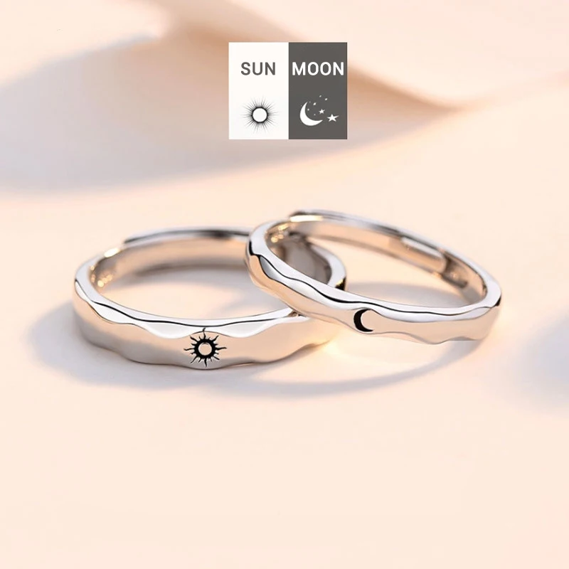 Minimalist Valentine Sun & Moon Adjuestable Size Love Silver Coating Rings Set Wedding Bands Jewelry Gifts
Minimalist Valentine Sun & Moon Adjuestable Size Love Silver Coating Rings Set Wedding Bands Jewelry Gifts
