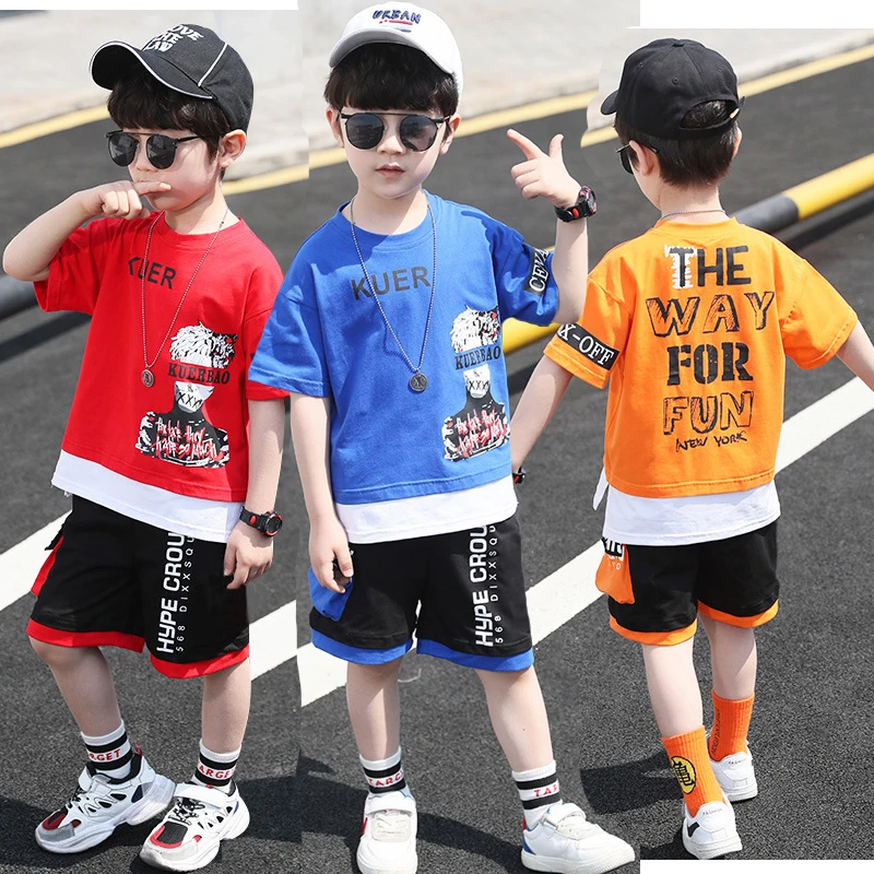 2021 New Summer Sport Clothing Set For Boys Letter Short Sleeve T-shirt And Pants 2Pcs Kids Suit Children Active Clothes
2021 New Summer Sport Clothing Set For Boys Letter Short Sleeve T-shirt And Pants 2Pcs Kids Suit Children Active Clothes
