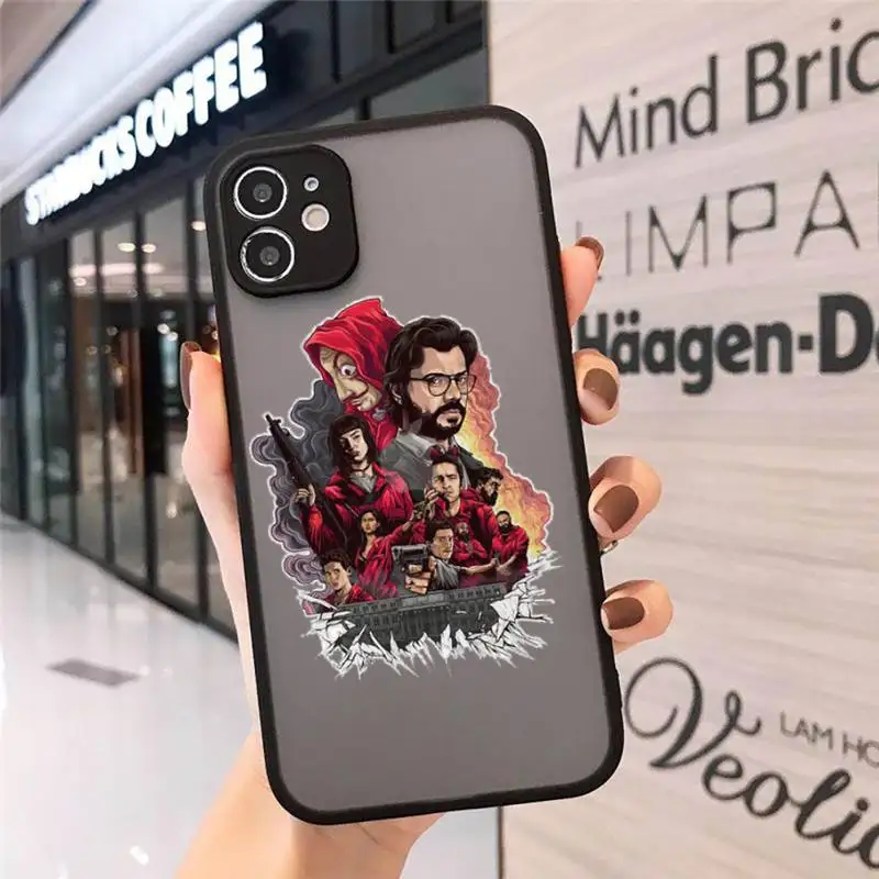 Money Heist Phone Case For iphone 12 11 8 7 plus mini x xs xr pro max matte transparent cover
Money Heist Phone Case For iphone 12 11 8 7 plus mini x xs xr pro max matte transparent cover