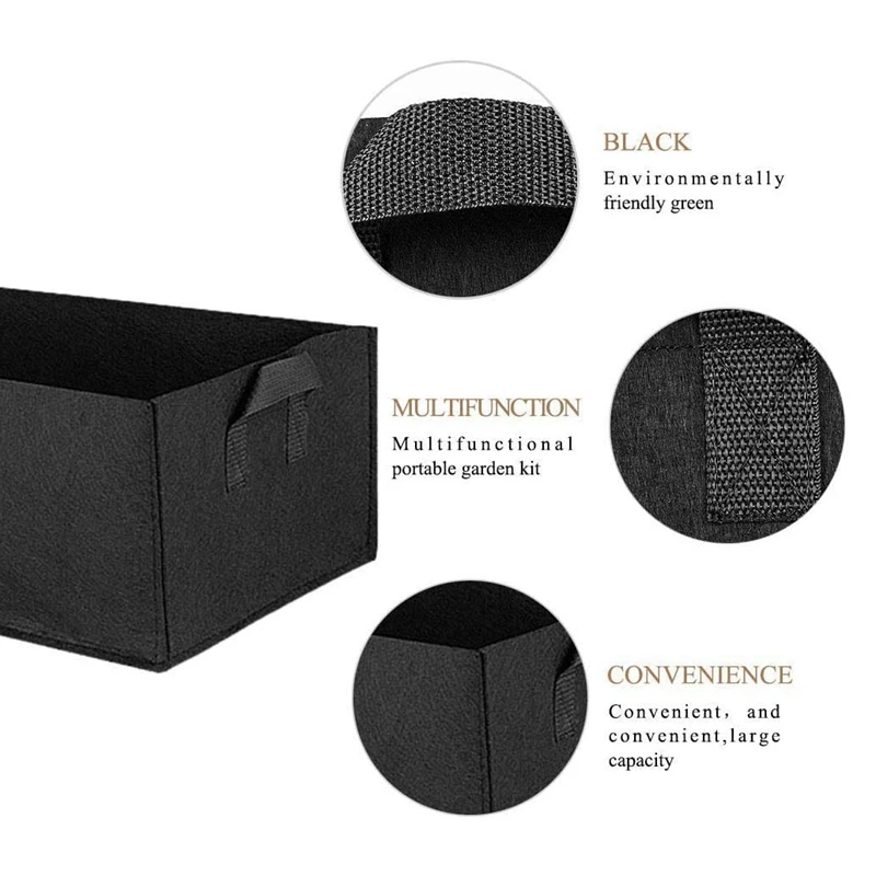 6 Packs Felt Elevated Garden Bed Square Garden Flower Planting Bag Vegetable Planting Bag Planting with Flower Handle
6 Packs Felt Elevated Garden Bed Square Garden Flower Planting Bag Vegetable Planting Bag Planting with Flower Handle