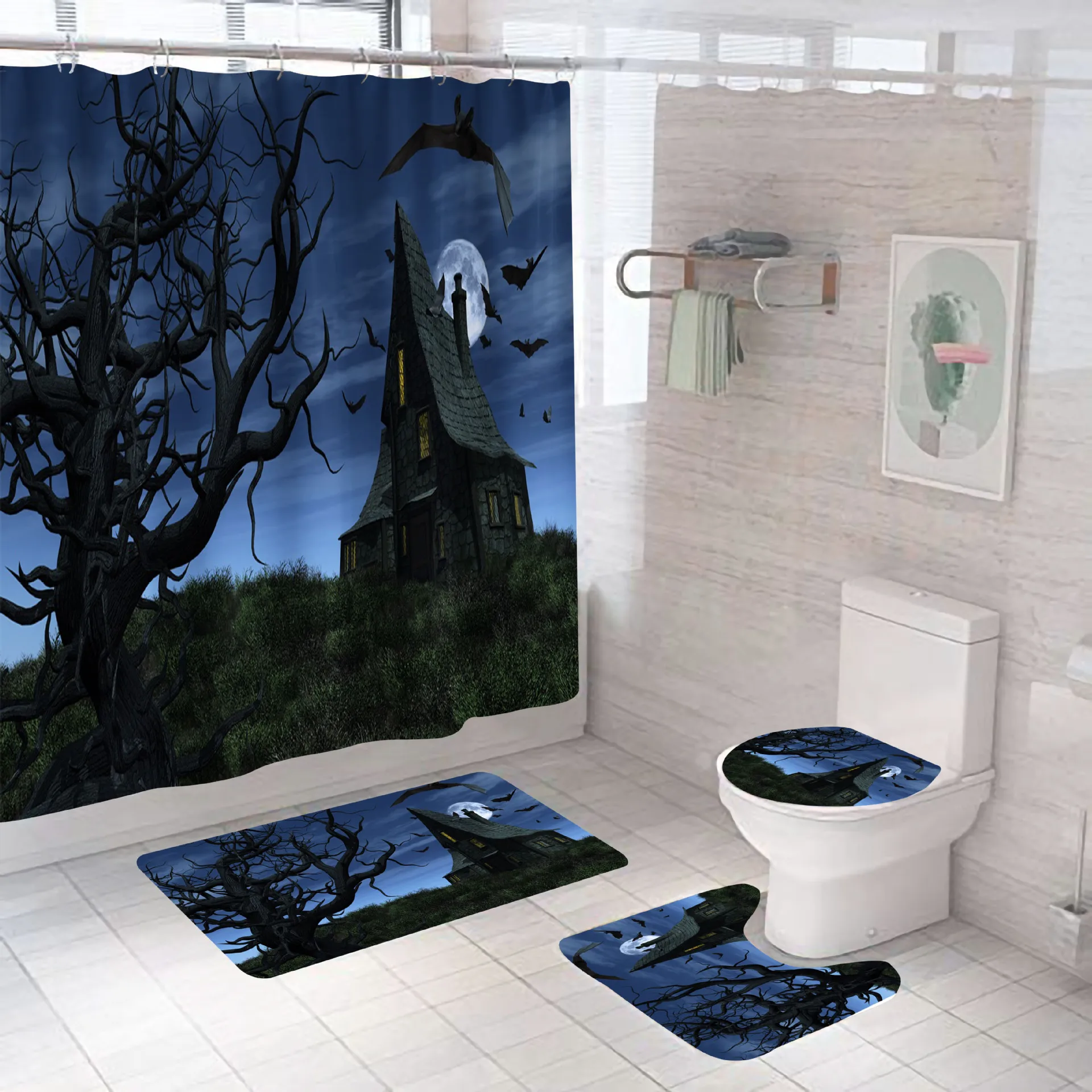 Bathroom Shower Curtain Shade Swimwear Waterproof Curtain In Bathroom Shower Halloween Cortinas De Ducha Shower Curtain BA60YL
Bathroom Shower Curtain Shade Swimwear Waterproof Curtain In Bathroom Shower Halloween Cortinas De Ducha Shower Curtain BA60YL