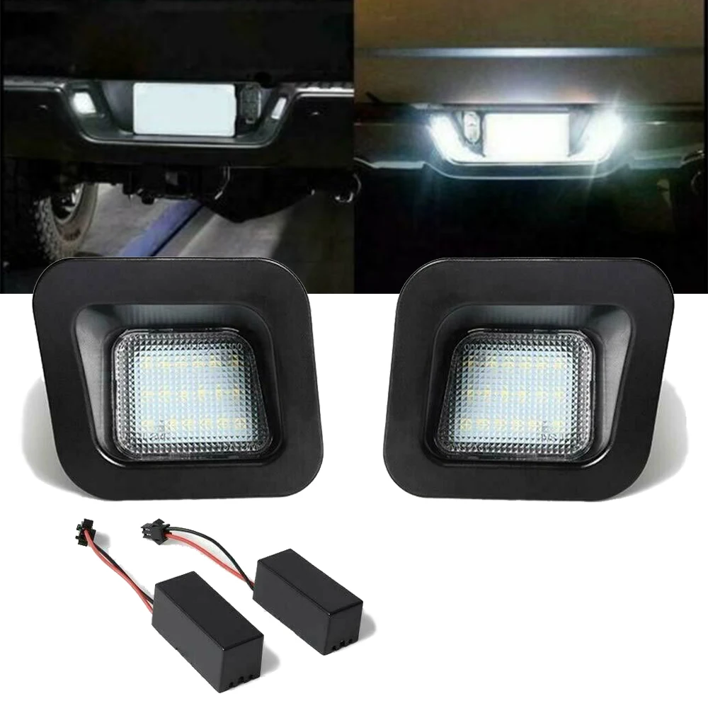 2pcs For Dodge Ram 1500 2500 3500 2003-2018 SMOKED Len Luz LED Car Rear License Plate Lights Canbus Error Free Number Plate Lamp
2pcs For Dodge Ram 1500 2500 3500 2003-2018 SMOKED Len Luz LED Car Rear License Plate Lights Canbus Error Free Number Plate Lamp
