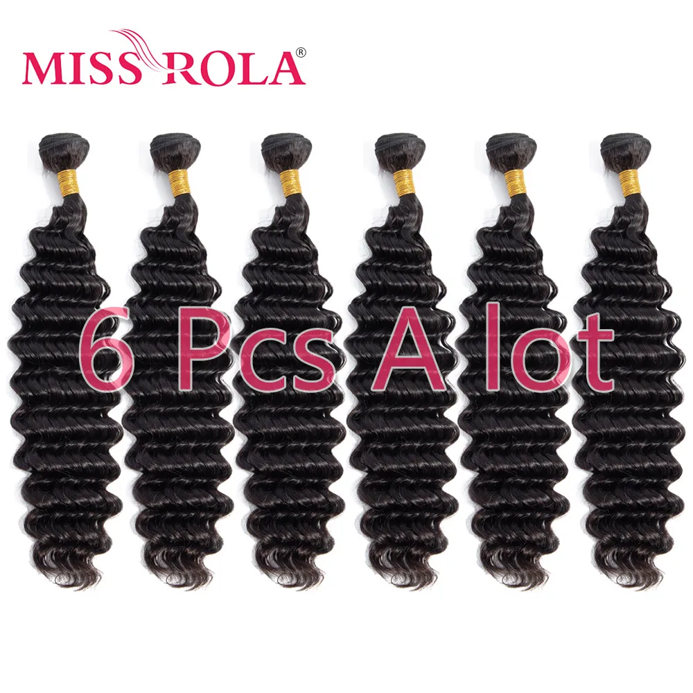 Miss Rola Hair Brazilian Deep Wave Hair Weave Bundles Natural Color Deep Curly Hair Extensions 100% Human Hair Remy Double Wefts
Miss Rola Hair Brazilian Deep Wave Hair Weave Bundles Natural Color Deep Curly Hair Extensions 100% Human Hair Remy Double Wefts