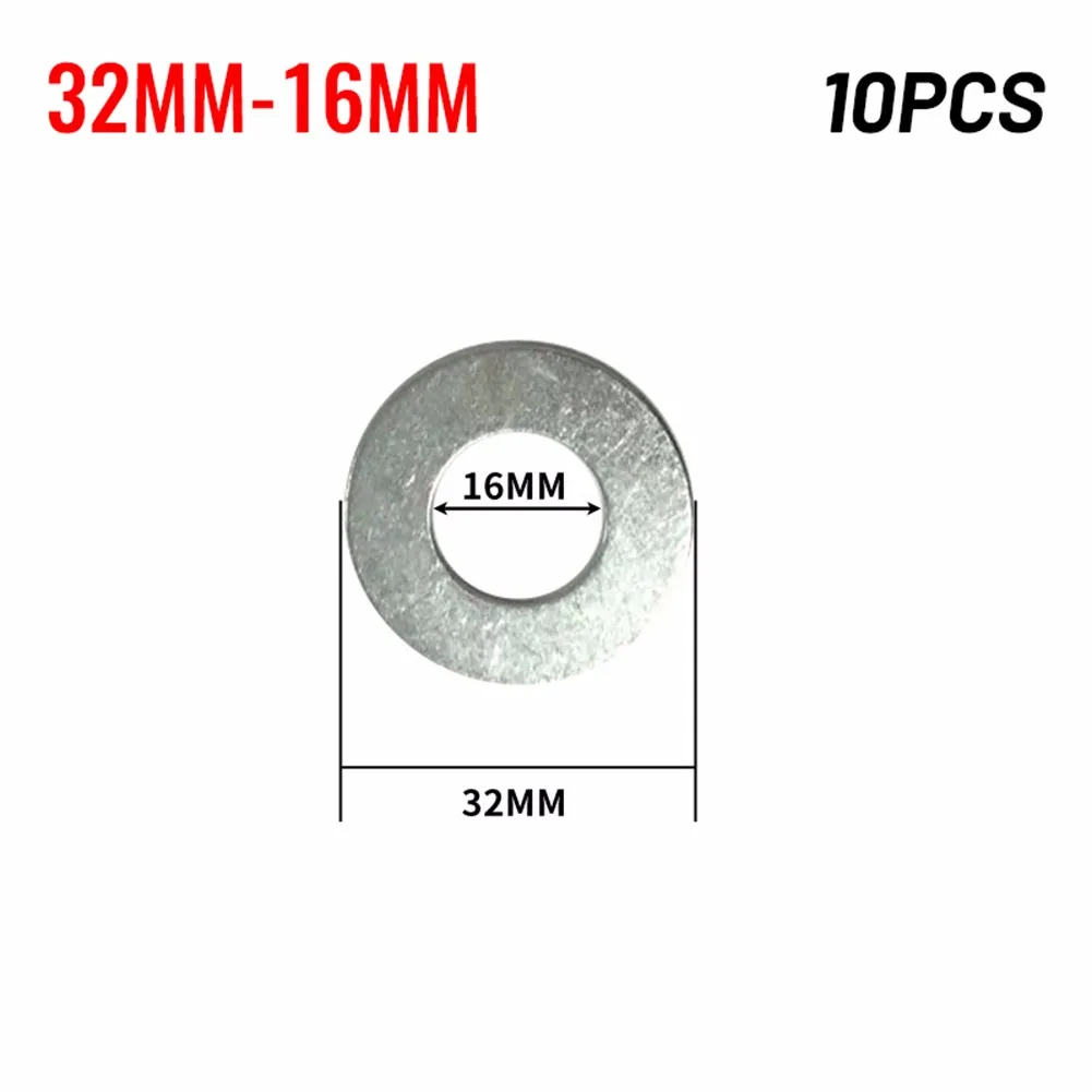 10pc Saw Cutting Washer Inner Hole Adapter Ring Blade Aperture Change Washer OD-inner Diameter Suitable For Saw Blade
10pc Saw Cutting Washer Inner Hole Adapter Ring Blade Aperture Change Washer OD-inner Diameter Suitable For Saw Blade