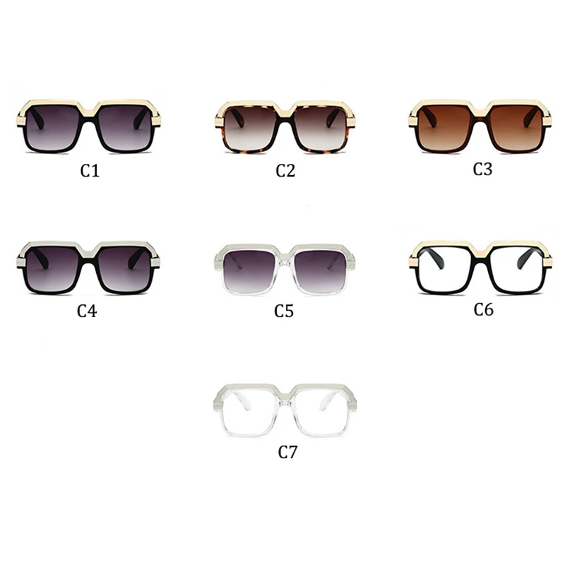 classic Square Men glasses Brand Designer Sunglasses For Women luxury Oversized vintage gradient shades trend black glasses Sun 
classic Square Men glasses Brand Designer Sunglasses For Women luxury Oversized vintage gradient shades trend black glasses Sun