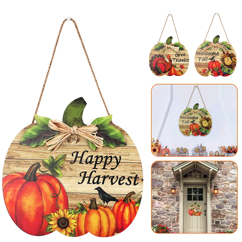 Rustic Pumpkin Happy Harvest Sign Hanging Plaque Thanksgiving Party Door Hanger Wall Decorations Wooden Autumn Fall Board
Rustic Pumpkin Happy Harvest Sign Hanging Plaque Thanksgiving Party Door Hanger Wall Decorations Wooden Autumn Fall Board