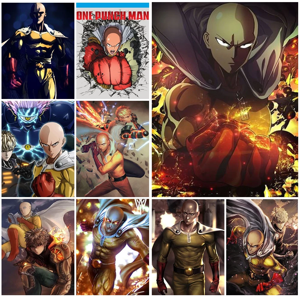 Cartoon One Punch Man Anime Wall Art Canvas Painting Wall Pictures For Living Room Posters and Prints Home Decor Unframed
Cartoon One Punch Man Anime Wall Art Canvas Painting Wall Pictures For Living Room Posters and Prints Home Decor Unframed