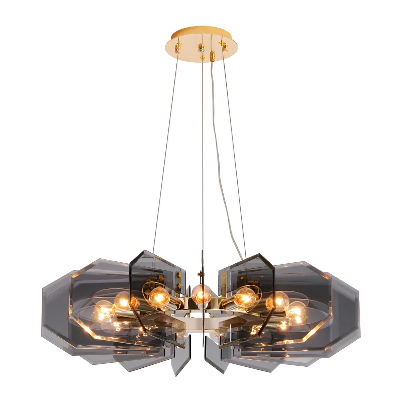 Living room led chandelier lighting modern minimalist home crystal lamps light luxury American dining room bedroom chandelier 
Living room led chandelier lighting modern minimalist home crystal lamps light luxury American dining room bedroom chandelier