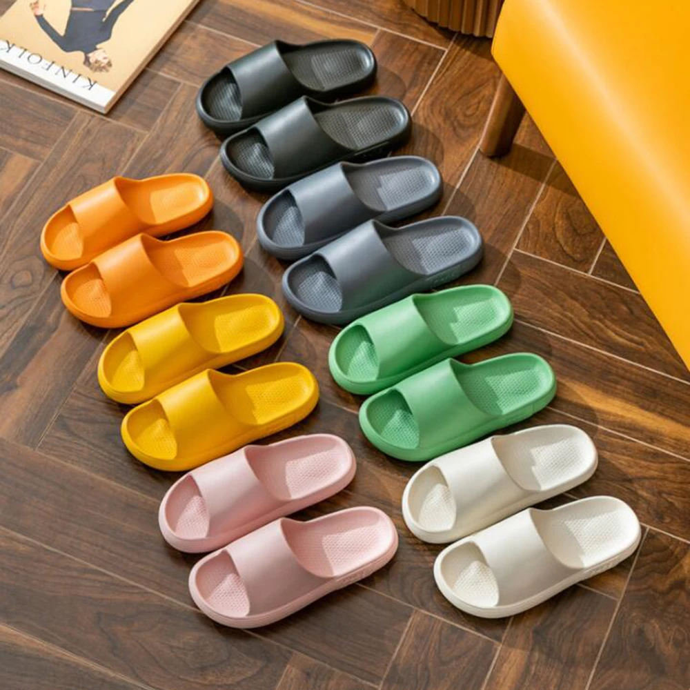 Thick Sole Home Women Slippers Ladies Platform Flat Shoes 2021 Non-slip EVA Living Room Indoor Slides Women Slippers 2cm Heels
Thick Sole Home Women Slippers Ladies Platform Flat Shoes 2021 Non-slip EVA Living Room Indoor Slides Women Slippers 2cm Heels