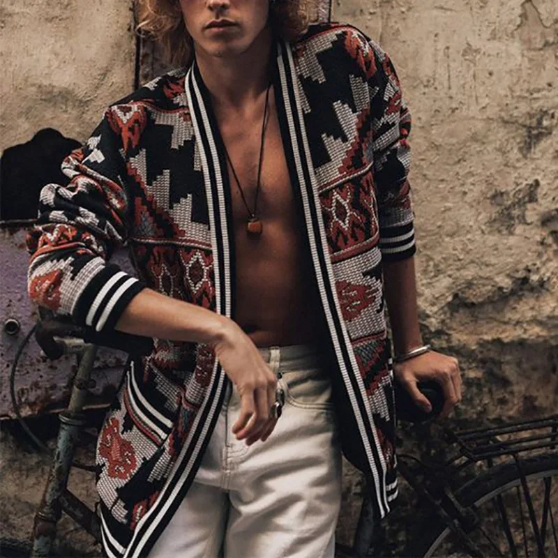 Mandylandy Jacket Printing Casual Cardigan Coat Men's Autumn Fashion Outwear Long Sleeve Casual Cardigan Coats Jackets
Mandylandy Jacket Printing Casual Cardigan Coat Men's Autumn Fashion Outwear Long Sleeve Casual Cardigan Coats Jackets