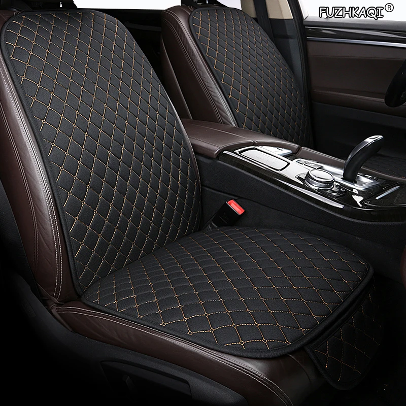 Чехлы для автомобильных сидений FUZHKAQI льняные накидки на сиденья Volkswagen vw passat b5 b6 b7