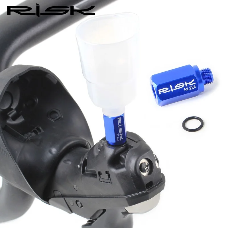 RISK RL224 MTB Convert To Road Hydraulic Disc Brake Bicycle Bike Bleed Funnel Adapter and O Ring Converter
RISK RL224 MTB Convert To Road Hydraulic Disc Brake Bicycle Bike Bleed Funnel Adapter and O Ring Converter