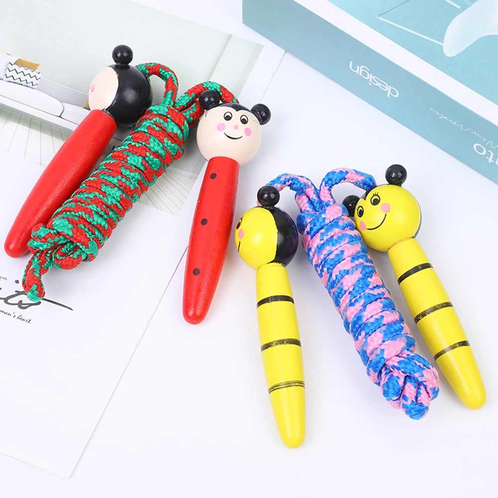 2M Lovely Cartoon Wood Handle Kids Children Skipping Jump Rope Sport Exercise Tool For Fun And Fitness
2M Lovely Cartoon Wood Handle Kids Children Skipping Jump Rope Sport Exercise Tool For Fun And Fitness