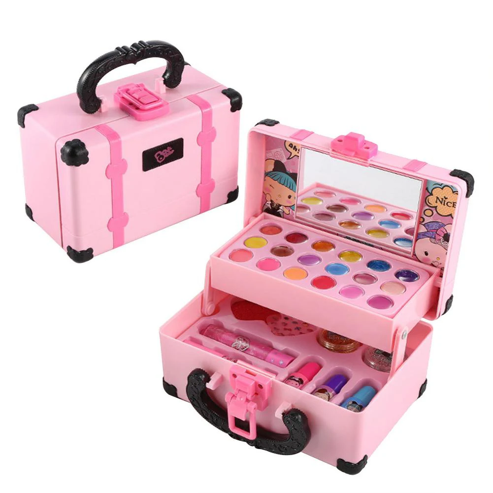 Children Simulation Makeup Set Pretend Play Toys Lipstick Nail Polish Cosmetic Bag Educational Toys Birthday Gift For Ingenious
Children Simulation Makeup Set Pretend Play Toys Lipstick Nail Polish Cosmetic Bag Educational Toys Birthday Gift For Ingenious