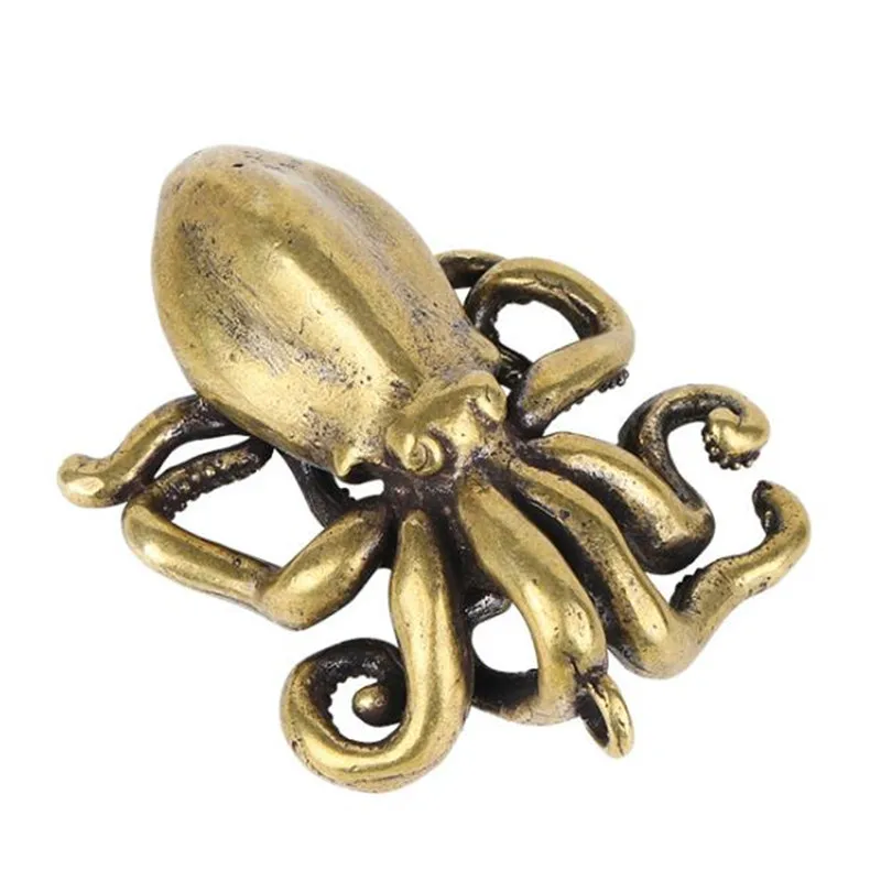 3D Brass Octopus Casting Statue Mini Animal Metal Figurine Home Decor Desktop Crafts Sculpture Decoration Pendants Gifts
3D Brass Octopus Casting Statue Mini Animal Metal Figurine Home Decor Desktop Crafts Sculpture Decoration Pendants Gifts