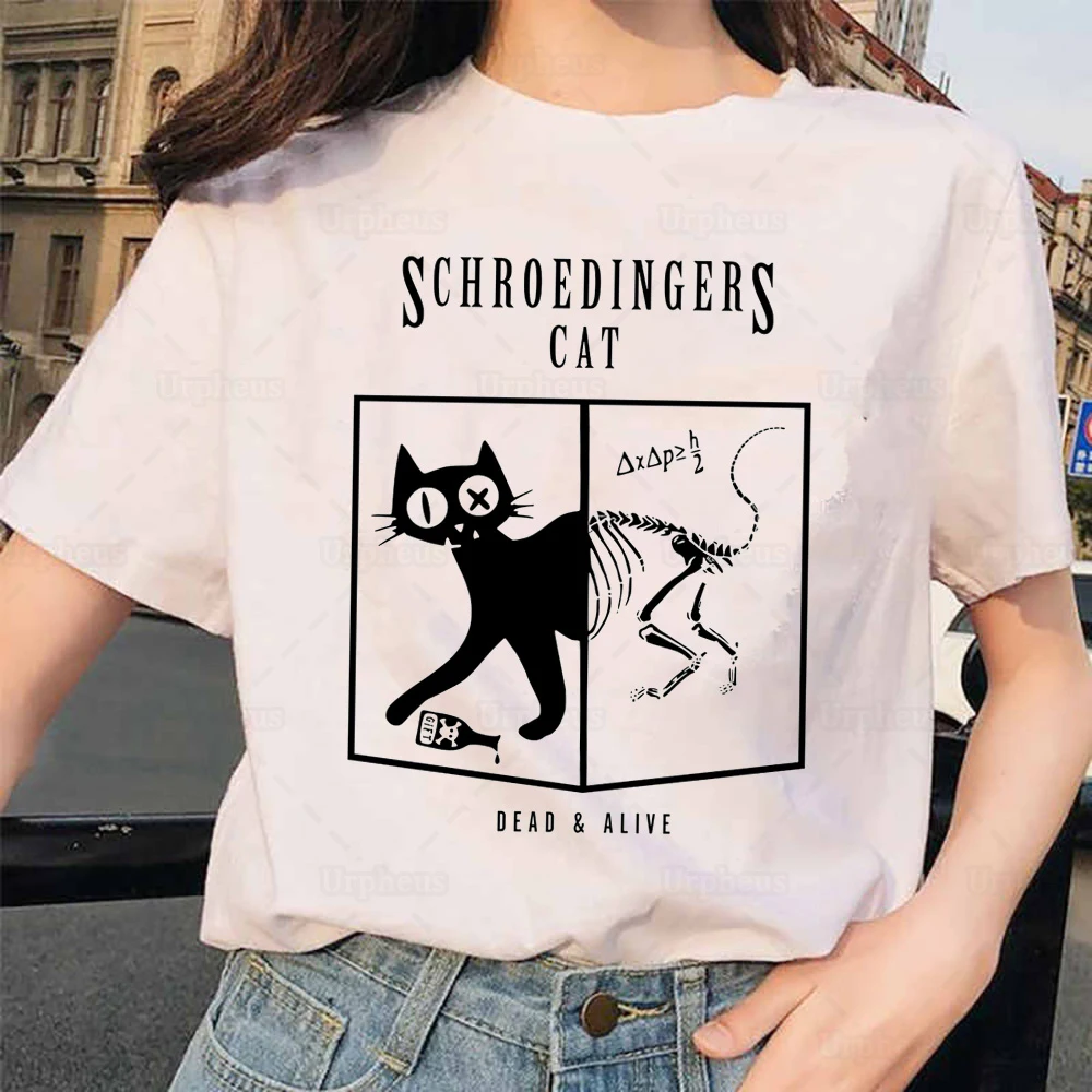 Funny Cat Shirt Schroedingers Cat Tshirt Sheldon's Theory Parody 100% Cotton Graphic Tees
Funny Cat Shirt Schroedingers Cat Tshirt Sheldon's Theory Parody 100% Cotton Graphic Tees