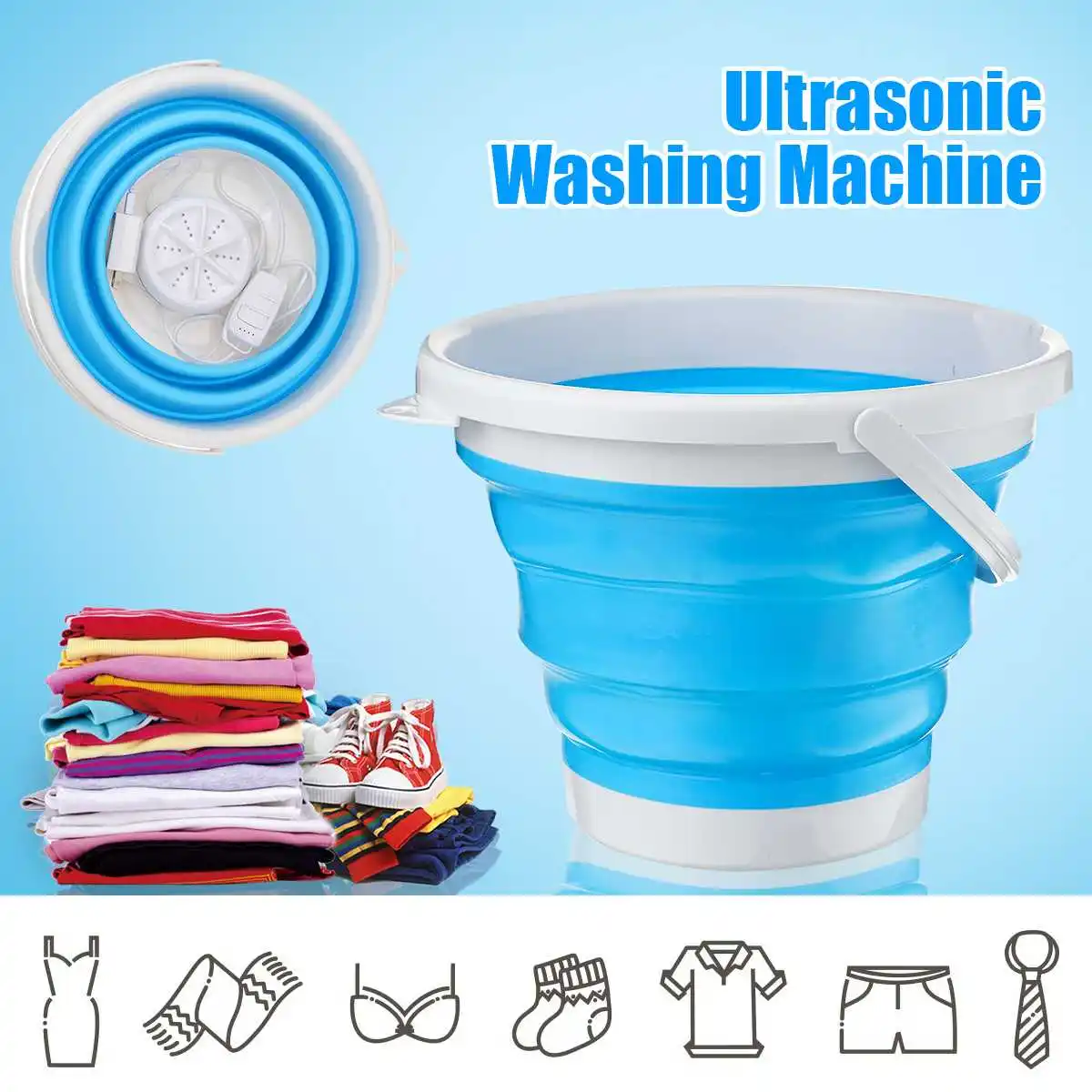 Ultrasonic Turbo Automatic Electric Roller Mini Washing Machine Portable Quick Clean Washing Tool for Outdoor Travel Dormitories
Ultrasonic Turbo Automatic Electric Roller Mini Washing Machine Portable Quick Clean Washing Tool for Outdoor Travel Dormitories