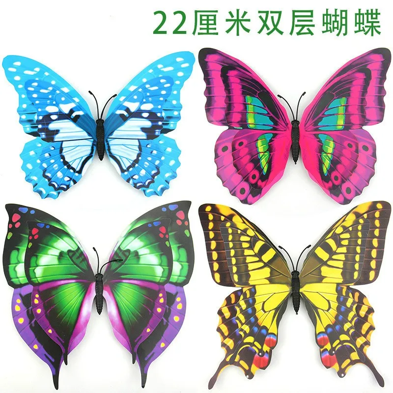 Home Decor Fridge Magnets 22cm Color Simulation Flying Butterfly Garden Decorations Stakes Yard Plant Lawn 4pcs/lot
Home Decor Fridge Magnets 22cm Color Simulation Flying Butterfly Garden Decorations Stakes Yard Plant Lawn 4pcs/lot