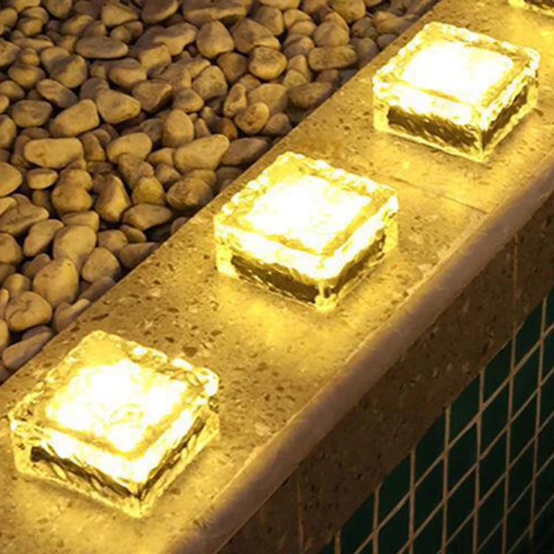 New Outdoor Solar Lawn Lights Underground Buried Brick Led Cube Creative Glass Stone Light for Pathway Driveway Landscape Garden
New Outdoor Solar Lawn Lights Underground Buried Brick Led Cube Creative Glass Stone Light for Pathway Driveway Landscape Garden