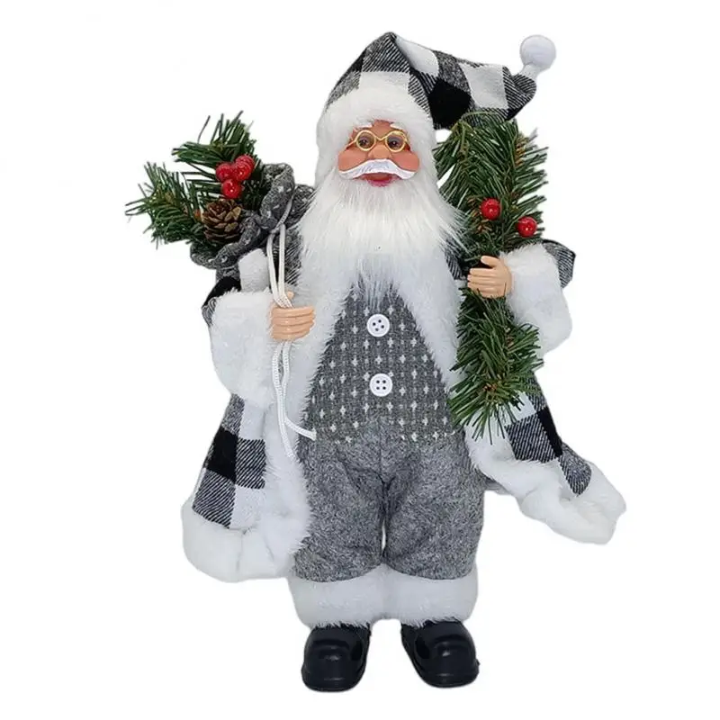 

Украшения для рождественской елки, кукла Санта-Клауса, игрушка, украшение, изысканный для дома, Рождество, подарок на Новый год, Рождество