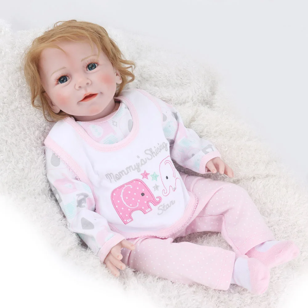 Reborn baby silicone dolls toys 22inch 55cm real alive newborn baby toddler princess doll gift bebe reborn bonecas
Reborn baby silicone dolls toys 22inch 55cm real alive newborn baby toddler princess doll gift bebe reborn bonecas