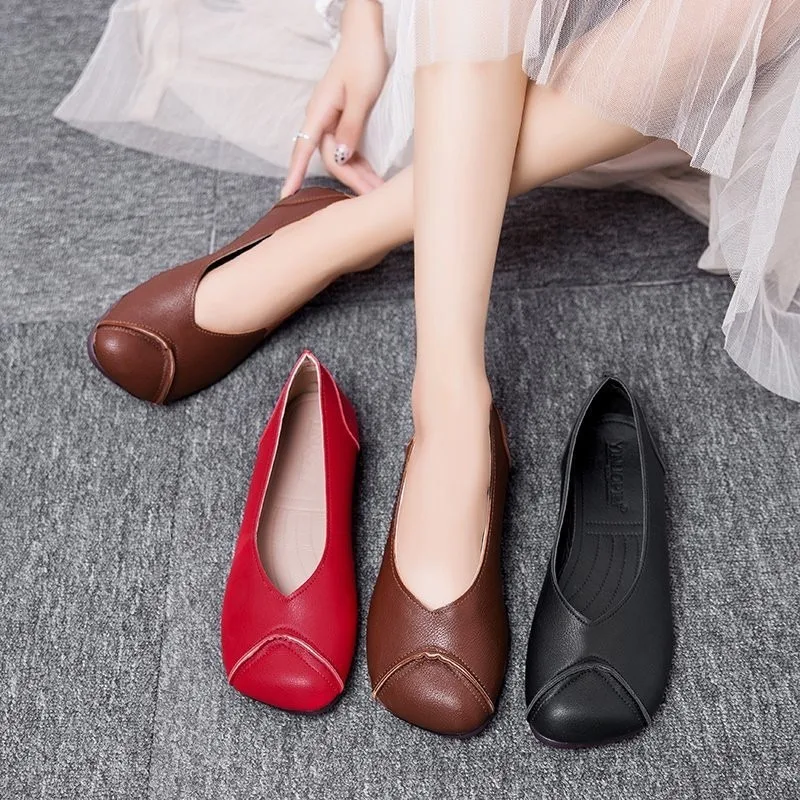 BRCCHENXI 2021 Shoes for Women Fashion Square Toe Casual Flat Shoes Non-slip Basic 2cm Heel Slip on Woman Shoes Flats 35-40
BRCCHENXI 2021 Shoes for Women Fashion Square Toe Casual Flat Shoes Non-slip Basic 2cm Heel Slip on Woman Shoes Flats 35-40